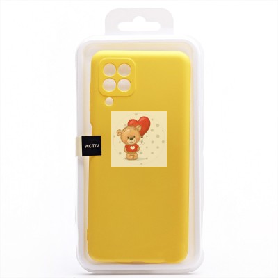 Чехол-накладка для Samsung A225 Galaxy A22 4G (желтый) Activ Full Original Design