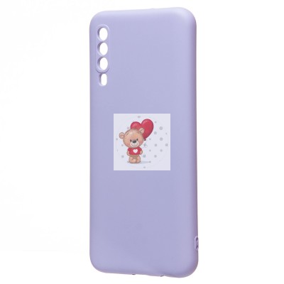 Чехол-накладка для Samsung A507 Galaxy A50s (светло-фиолетовый) Activ Full Original Design