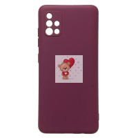 Чехол-накладка для Samsung A515 Galaxy A51 (бордовый) Activ Full Original Design