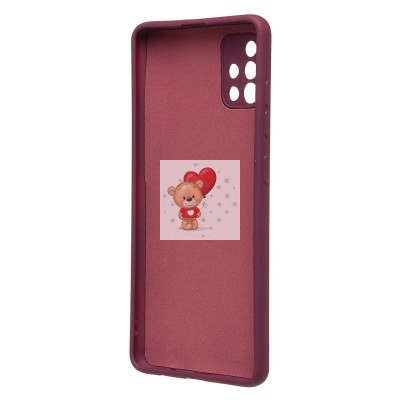 Чехол-накладка для Samsung A515 Galaxy A51 (бордовый) Activ Full Original Design