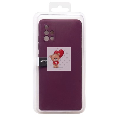 Чехол-накладка для Samsung A515 Galaxy A51 (бордовый) Activ Full Original Design