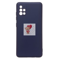 Чехол-накладка для Samsung A515 Galaxy A51 (темно-синий) Activ Full Original Design