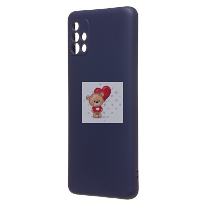 Чехол-накладка для Samsung A515 Galaxy A51 (темно-синий) Activ Full Original Design