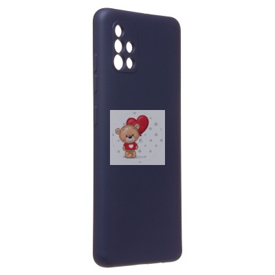 Чехол-накладка для Samsung A515 Galaxy A51 (темно-синий) Activ Full Original Design