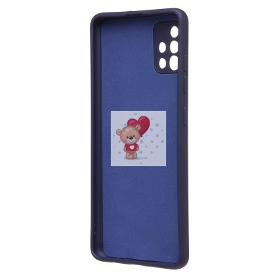 Чехол-накладка для Samsung A515 Galaxy A51 (темно-синий) Activ Full Original Design