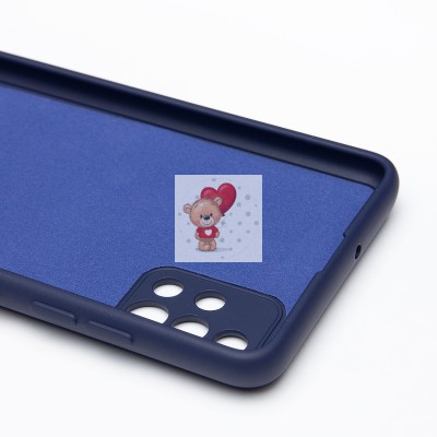 Чехол-накладка для Samsung A515 Galaxy A51 (темно-синий) Activ Full Original Design