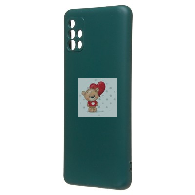 Чехол-накладка для Samsung A515 Galaxy A51 (темно-зеленый) Activ Full Original Design