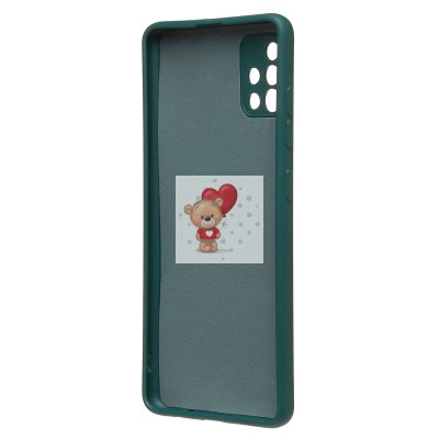 Чехол-накладка для Samsung A515 Galaxy A51 (темно-зеленый) Activ Full Original Design