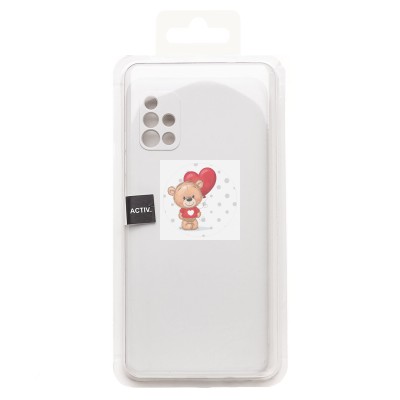 Чехол-накладка для Samsung A515 Galaxy A51 (белый) Activ Full Original Design