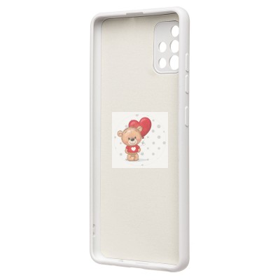 Чехол-накладка для Samsung A515 Galaxy A51 (белый) Activ Full Original Design