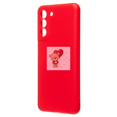 Чехол-накладка для Samsung G990 Galaxy S21FE (красный) Activ Full Original Design