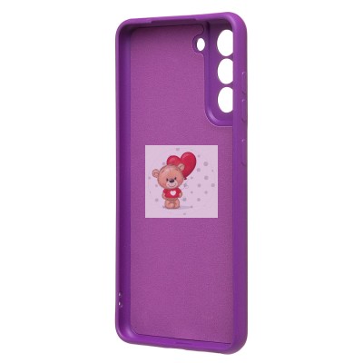 Чехол-накладка для Samsung G990 Galaxy S21FE (фиолетовый) Activ Full Original Design