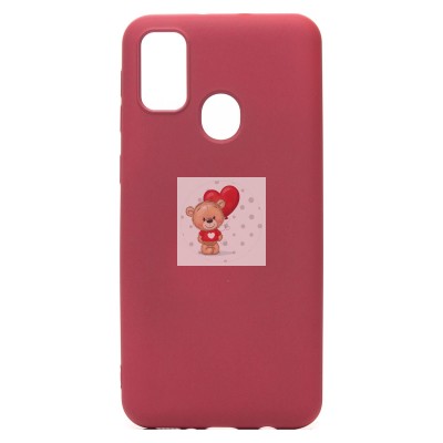 Чехол-накладка для Samsung M215G Galaxy M21 2021 Edition (бордовый) Activ Full Original Design