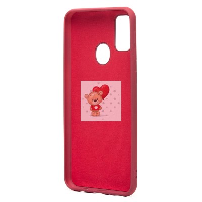 Чехол-накладка для Samsung M215G Galaxy M21 2021 Edition (бордовый) Activ Full Original Design