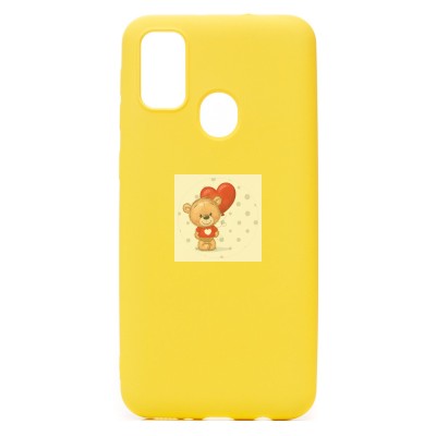 Чехол-накладка для Samsung M215G Galaxy M21 2021 Edition (желтый) Activ Full Original Design