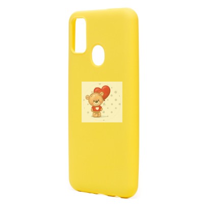 Чехол-накладка для Samsung M215G Galaxy M21 2021 Edition (желтый) Activ Full Original Design