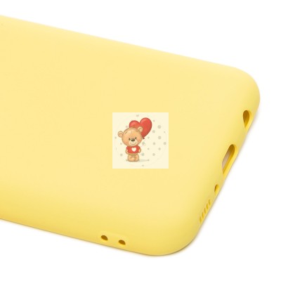 Чехол-накладка для Samsung M215G Galaxy M21 2021 Edition (желтый) Activ Full Original Design