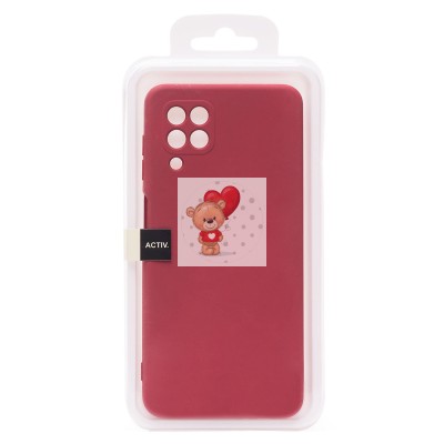 Чехол-накладка для Samsung M325 Galaxy M32 Global (бордовый) Activ Full Original Design Чехол-накладка для Samsung M325 Galaxy M32 Global (бордовый) Activ Full Original Design