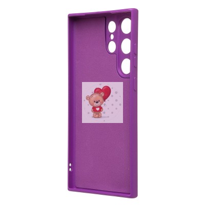 Чехол-накладка для Samsung S918 Galaxy S23 Ultra (фиолетовый) Activ Full Original Design