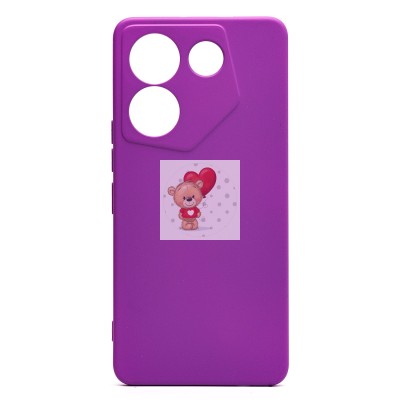 Чехол-накладка для Tecno Camon 20 Pro 5G (фиолетовый) Activ Full Original Design Чехол-накладка для Tecno Camon 20 Pro 5G (фиолетовый) Activ Full Original Design