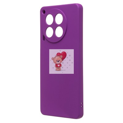 Чехол-накладка для Tecno Camon 30 4G (фиолетовый) Activ Full Original Design Чехол-накладка для Tecno Camon 30 4G (фиолетовый) Activ Full Original Design