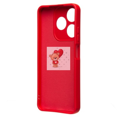 Чехол-накладка для Tecno Spark 10 4G (красный) Activ Full Original Design