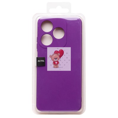 Чехол-накладка для Tecno Spark 10 4G (фиолетовый) Activ Full Original Design