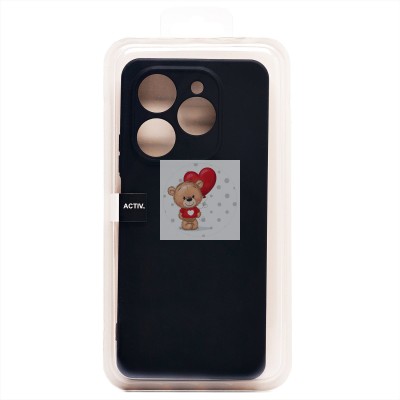 Чехол-накладка для Tecno Spark 20 Pro (черный) Activ Full Original Design Чехол-накладка для Tecno Spark 20 Pro (черный) Activ Full Original Design