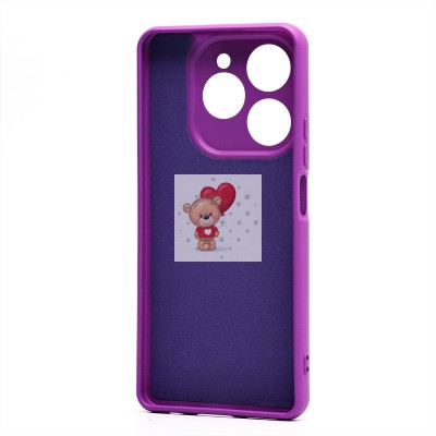 Чехол-накладка для Tecno Spark 20 Pro (фиолетовый) Activ Full Original Design Чехол-накладка для Tecno Spark 20 Pro (фиолетовый) Activ Full Original Design