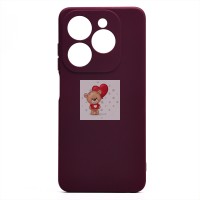 Чехол-накладка для Tecno Spark 20C (бордовый) Activ Full Original Design Чехол-накладка для Tecno Spark 20C (бордовый) Activ Full Original Design