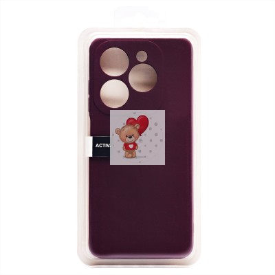 Чехол-накладка для Tecno Spark 20C (бордовый) Activ Full Original Design Чехол-накладка для Tecno Spark 20C (бордовый) Activ Full Original Design