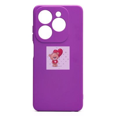 Чехол-накладка для Tecno Spark 20 (фиолетовый) Activ Full Original Design