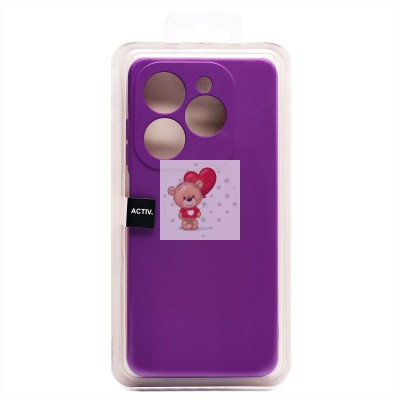 Чехол-накладка для Tecno Spark 20C (фиолетовый) Activ Full Original Design Чехол-накладка для Tecno Spark 20C (фиолетовый) Activ Full Original Design