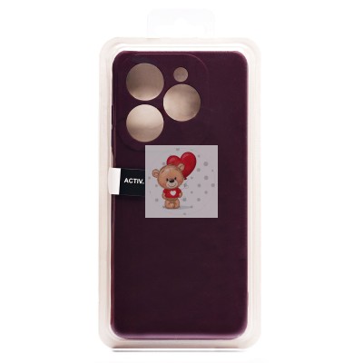 Чехол-накладка для Tecno Spark 20C (бордовый) Activ Full Original Design