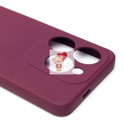 Чехол-накладка для Tecno Spark Go 2024 (бордовый) Activ Full Original Design