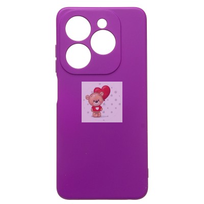 Чехол-накладка для Tecno Spark Go 2024 (фиолетовый) Activ Full Original Design Чехол-накладка для Tecno Spark Go 2024 (фиолетовый) Activ Full Original Design