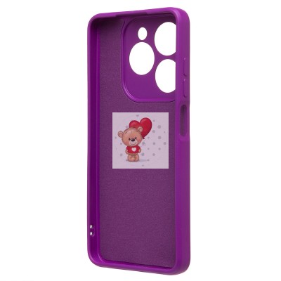 Чехол-накладка для Tecno Spark Go 2024 (фиолетовый) Activ Full Original Design