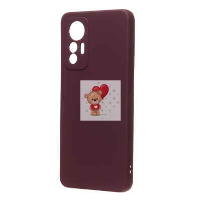 Чехол-накладка для Xiaomi 12 Lite NE (бордовый) Activ Full Original Design Чехол-накладка для Xiaomi 12 Lite NE (бордовый) Activ Full Original Design