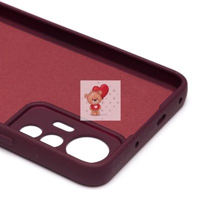 Чехол-накладка для Xiaomi 12 Lite NE (бордовый) Activ Full Original Design Чехол-накладка для Xiaomi 12 Lite NE (бордовый) Activ Full Original Design