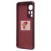 Чехол-накладка для Xiaomi 12T (бордовый) Activ Full Original Design Чехол-накладка для Xiaomi 12T (бордовый) Activ Full Original Design