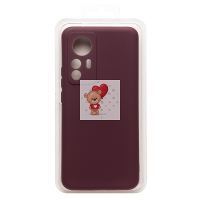 Чехол-накладка для Xiaomi 12T (бордовый) Activ Full Original Design Чехол-накладка для Xiaomi 12T (бордовый) Activ Full Original Design