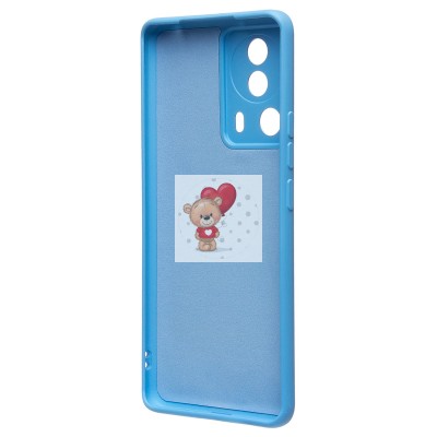 Чехол-накладка для Xiaomi 13 Lite (голубой) Activ Full Original Design Чехол-накладка для Xiaomi 13 Lite (голубой) Activ Full Original Design