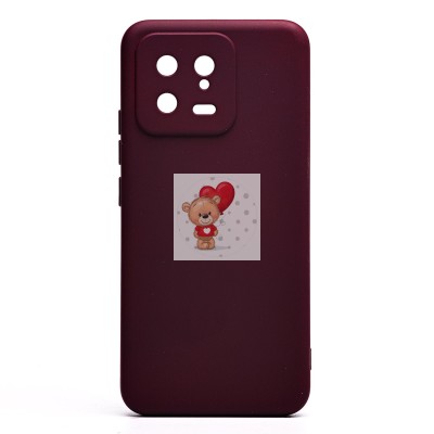 Чехол-накладка для Xiaomi 13 (бордовый) Activ Full Original Design Чехол-накладка для Xiaomi 13 (бордовый) Activ Full Original Design