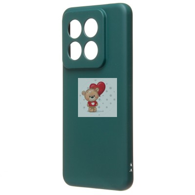 Чехол-накладка для Xiaomi 14 Pro (темно-зеленый) Activ Full Original Design