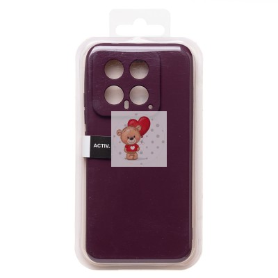Чехол-накладка для Xiaomi 14 (бордовый) Activ Full Original Design Чехол-накладка для Xiaomi 14 (бордовый) Activ Full Original Design