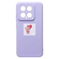 Чехол-накладка для Xiaomi 14 (светло-фиолетовый) Activ Full Original Design Чехол-накладка для Xiaomi 14 (светло-фиолетовый) Activ Full Original Design