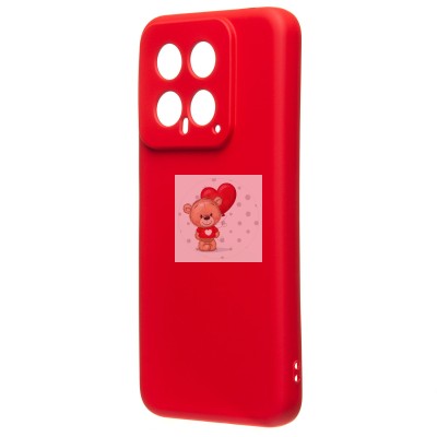 Чехол-накладка для Xiaomi 14 (красный) Activ Full Original Design Чехол-накладка для Xiaomi 14 (красный) Activ Full Original Design