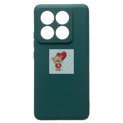 Чехол-накладка для Xiaomi 14T Pro (темно-зеленый) Activ Full Original Design Чехол-накладка для Xiaomi 14T Pro (темно-зеленый) Activ Full Original Design