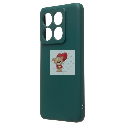 Чехол-накладка для Xiaomi 14T Pro (темно-зеленый) Activ Full Original Design