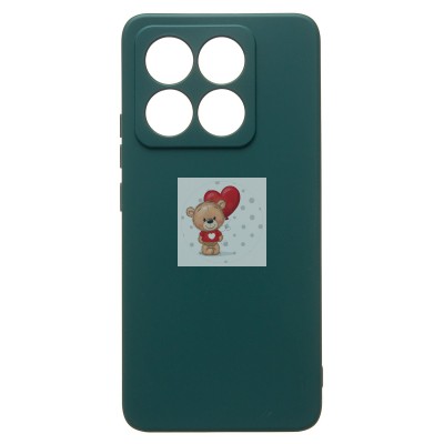 Чехол-накладка для Xiaomi 14T (темно-зеленый) Activ Full Original Design Чехол-накладка для Xiaomi 14T (темно-зеленый) Activ Full Original Design